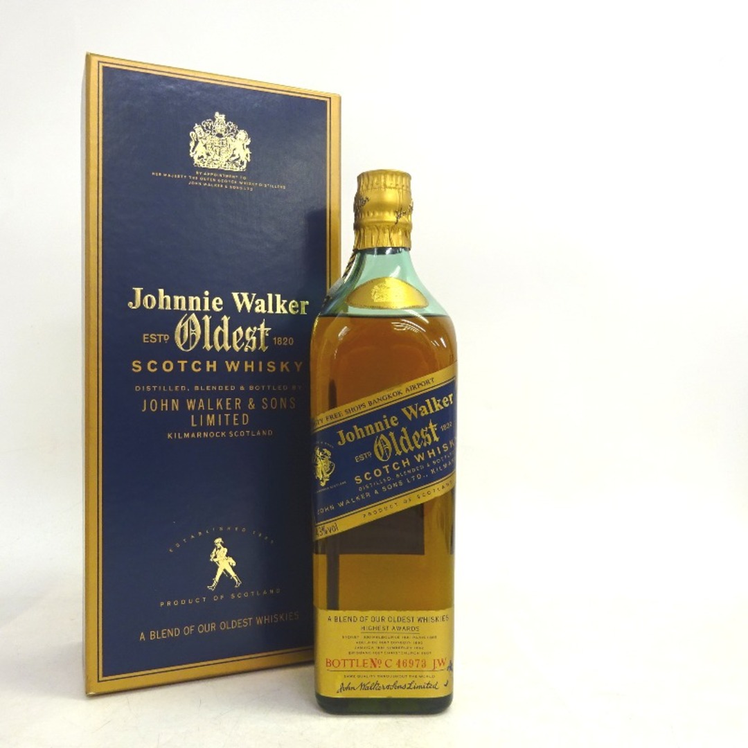 未開封★Johnny Walker【ジョニーウォーカー】 ブルーラベル 750ml 冊子付 箱付