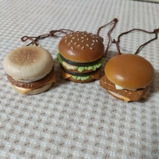 マクドナルド(マクドナルド)のマクドナルド　ハンバーガー　ミニフィギュア(ノベルティグッズ)