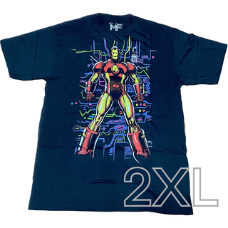 マーベル(MARVEL)の【アイアンマン】Tシャツ④ 2XLサイズ(Tシャツ/カットソー(半袖/袖なし))