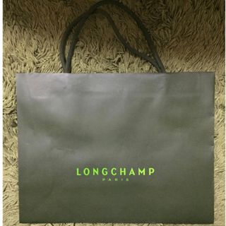 ロンシャン(LONGCHAMP)のlongchamp ロンシャン ショッパー 紙袋 グリーン(ショップ袋)