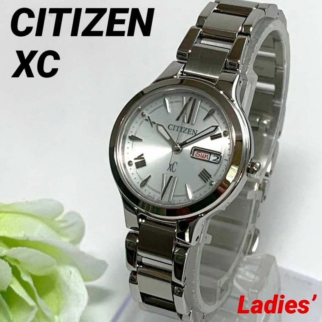 CITIZEN(シチズン)の358 CITIZEN シチズン XC クロスシー レディース 時計 デイデイト レディースのファッション小物(腕時計)の商品写真