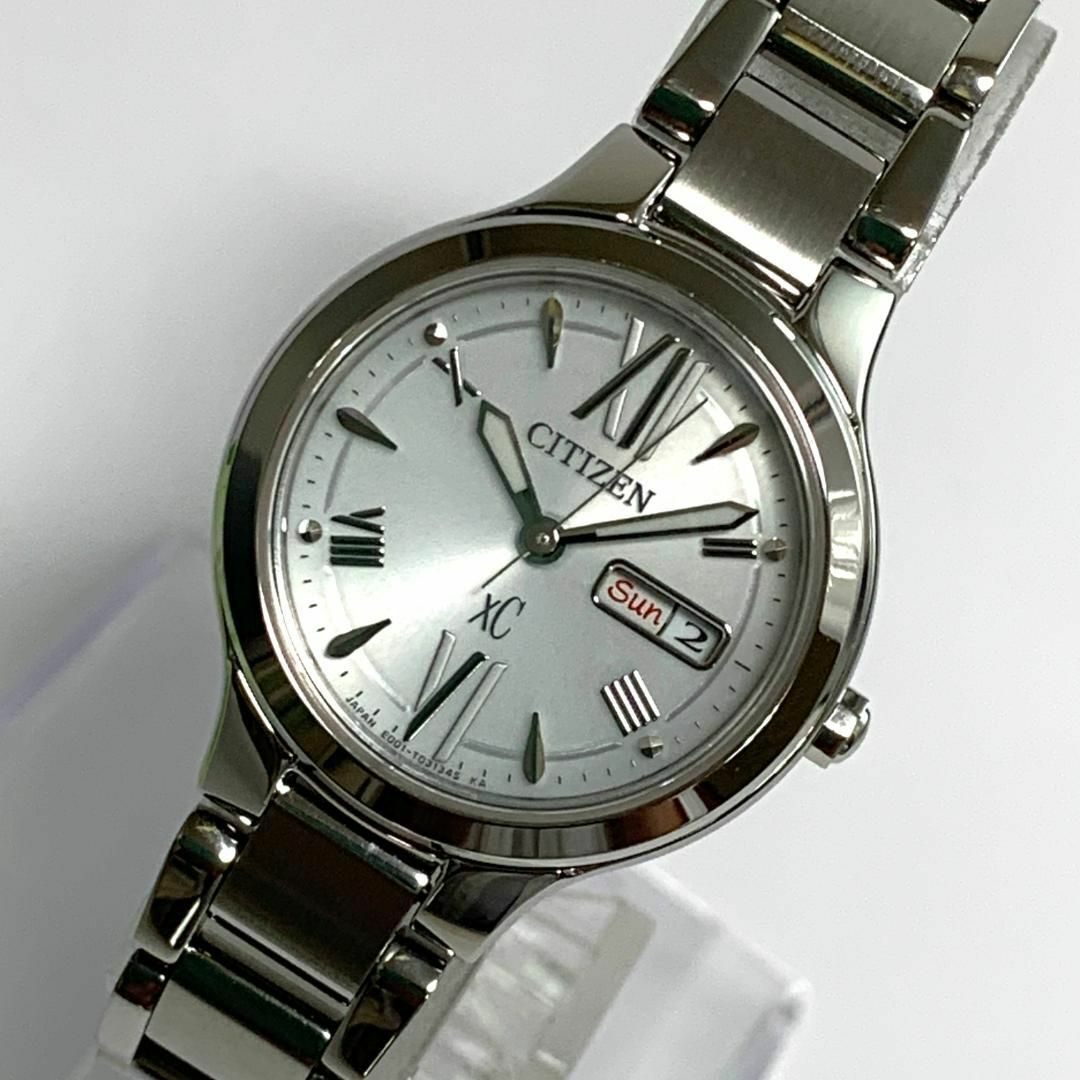 CITIZEN(シチズン)の358 CITIZEN シチズン XC クロスシー レディース 時計 デイデイト レディースのファッション小物(腕時計)の商品写真