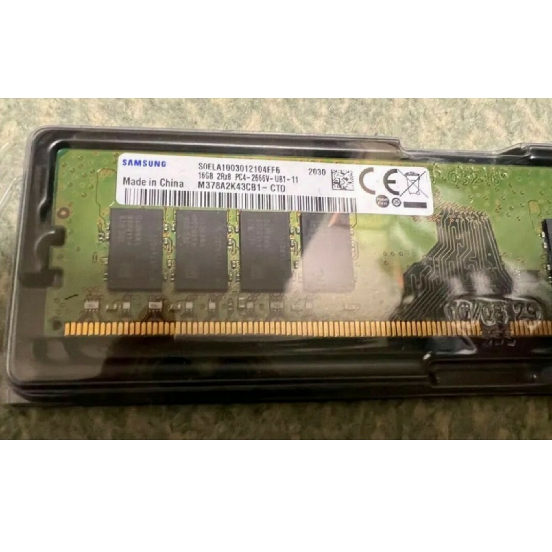 新品Samsung DDR4 16GB M378A2K43CB1-CTD 2