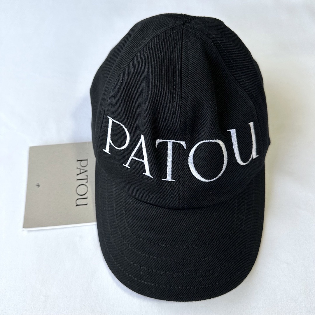 PATOU(パトゥ)の【新品未着用 】Patouコットン パトゥ キャップ 帽子 ブラックXS/S レディースの帽子(キャップ)の商品写真