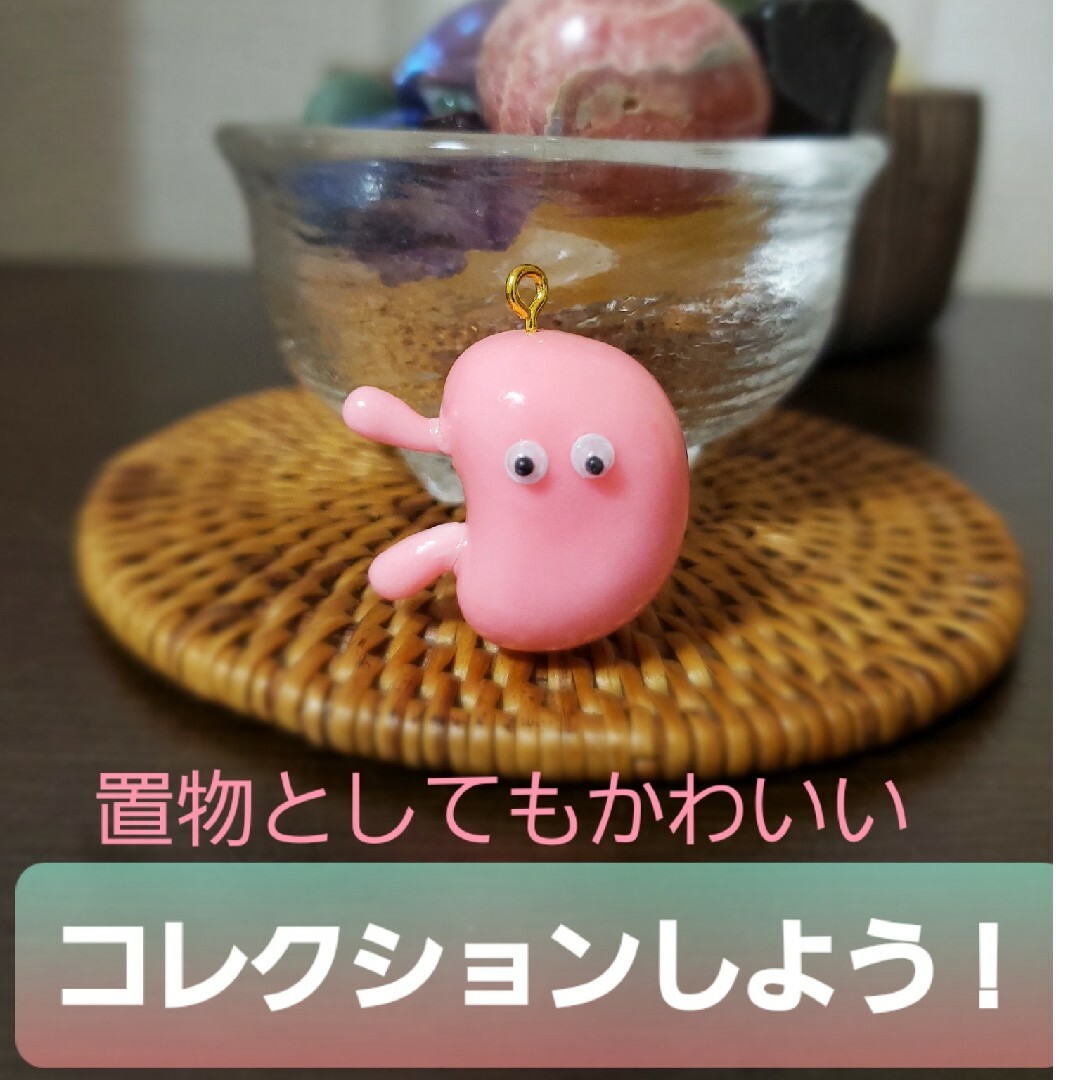 胃 臓器 キーホルダー ストラップ ハンドメイド 手作り 置物 看護 医療