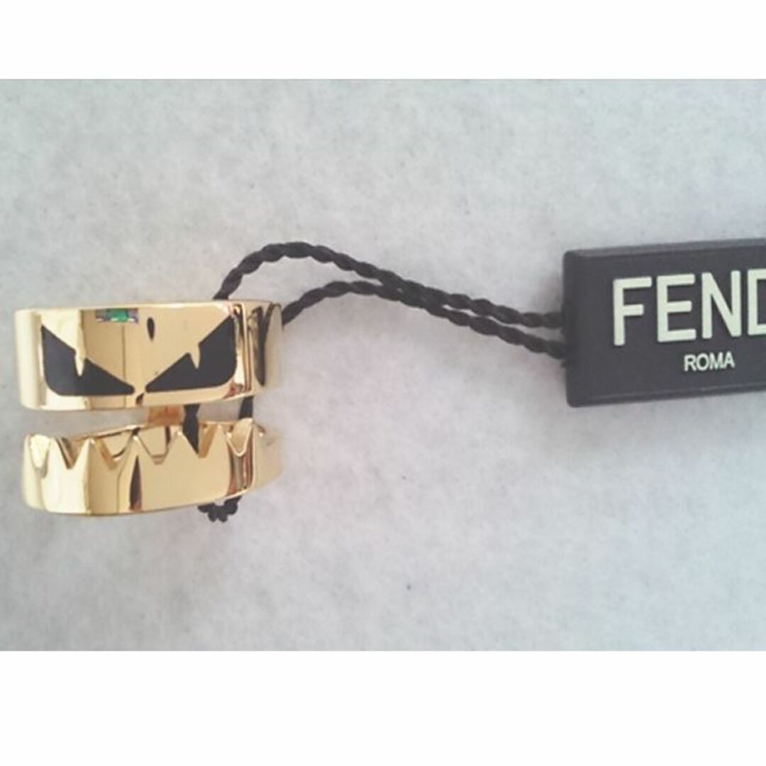 ●新品/正規品● FENDI エナメル バックバグ リング/Bag Bugs 5