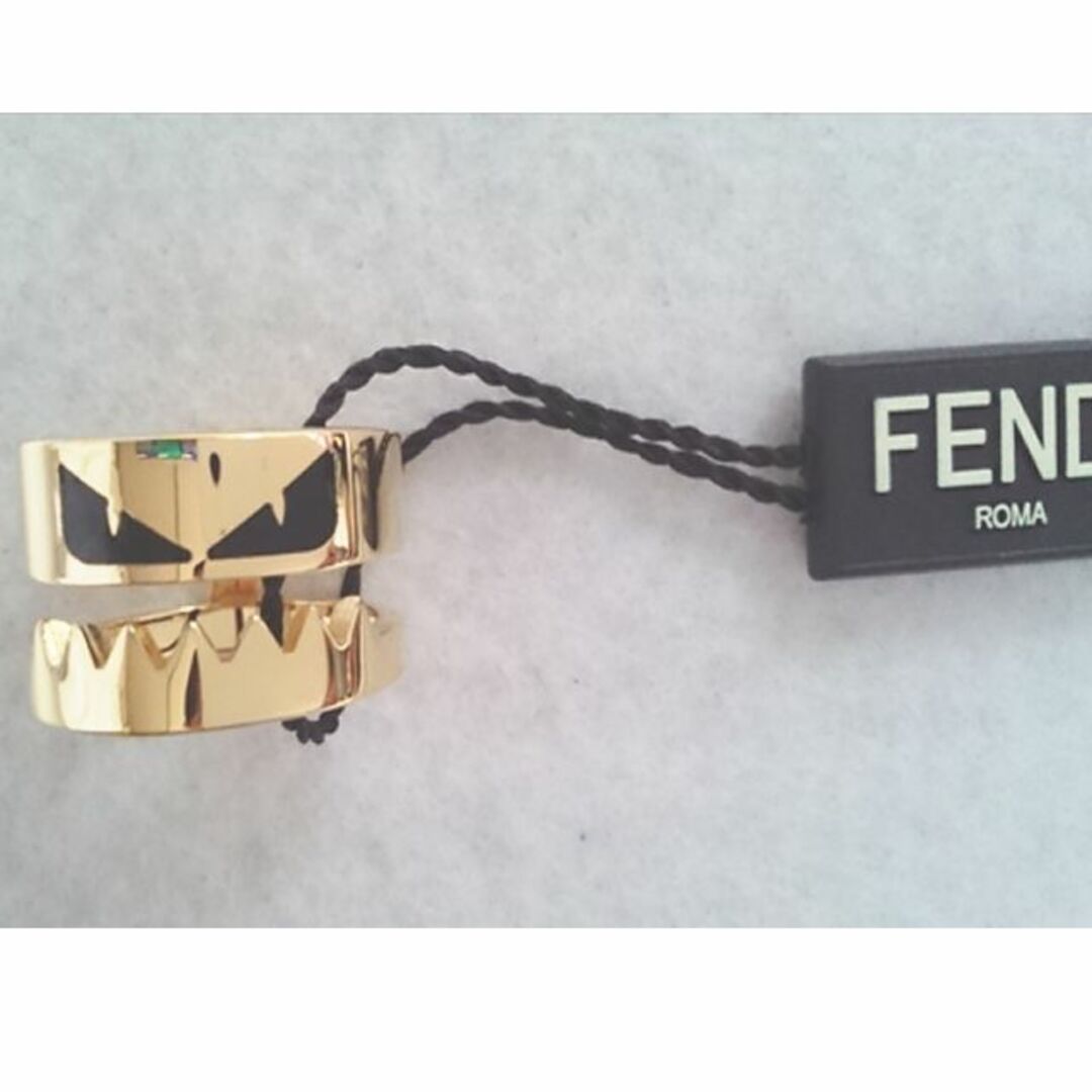 FENDI(フェンディ)の●新品/正規品● FENDI エナメル バックバグ リング/Bag Bugs メンズのアクセサリー(リング(指輪))の商品写真