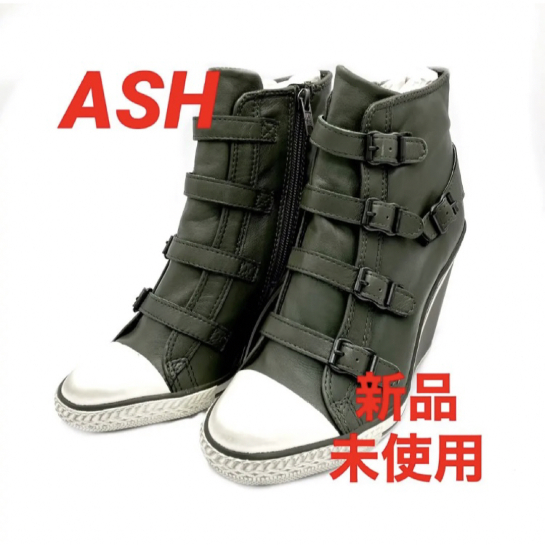 ASH(アッシュ)の新品　ASH アッシュ 靴 ベルト ハイ ウェッジ スニーカー ヒール レディースの靴/シューズ(スニーカー)の商品写真