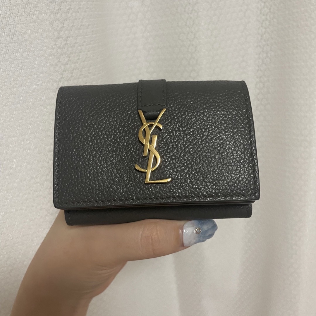 95X7X3CM内側最終値下げ‼️Saint Laurent オリガミ ミニ財布