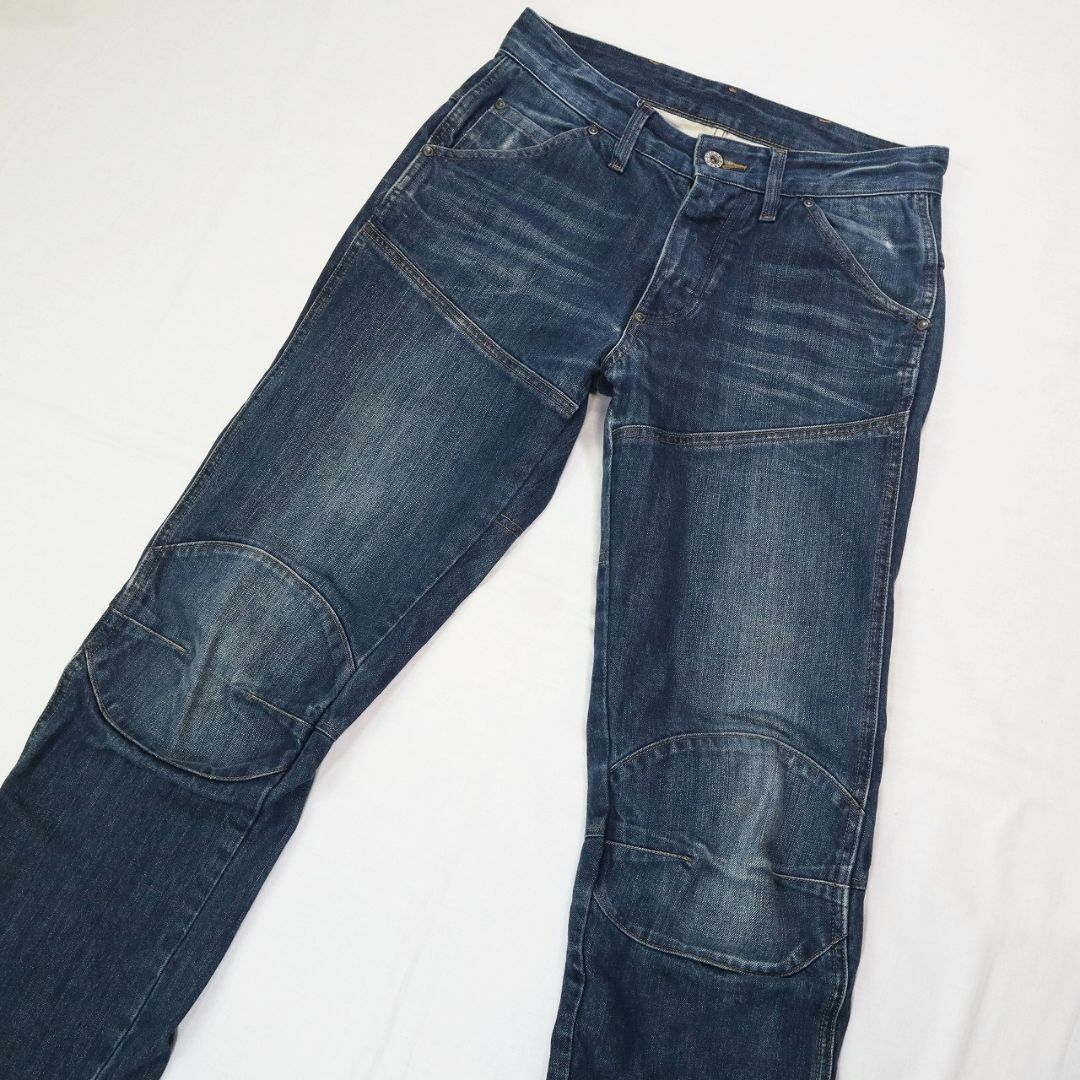 G-STAR RAW(ジースター)のジースターロウ バイカーデニムパンツ 5620 3D テーパード W28 M相当 メンズのパンツ(デニム/ジーンズ)の商品写真