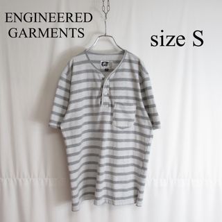 エンジニアードガーメンツ(Engineered Garments)のENGINEERED GARMENTS コットン ボーダー Tシャツ カットソー(Tシャツ/カットソー(半袖/袖なし))