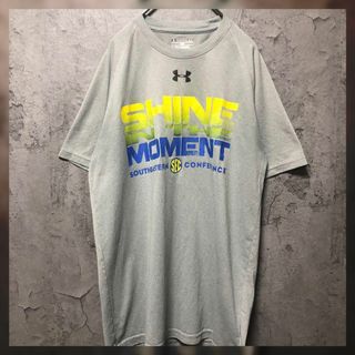 アンダーアーマー(UNDER ARMOUR)の【UNDERARMOR】Ssize プリントTシャツ ラグランスリーブ US古着(Tシャツ/カットソー(半袖/袖なし))