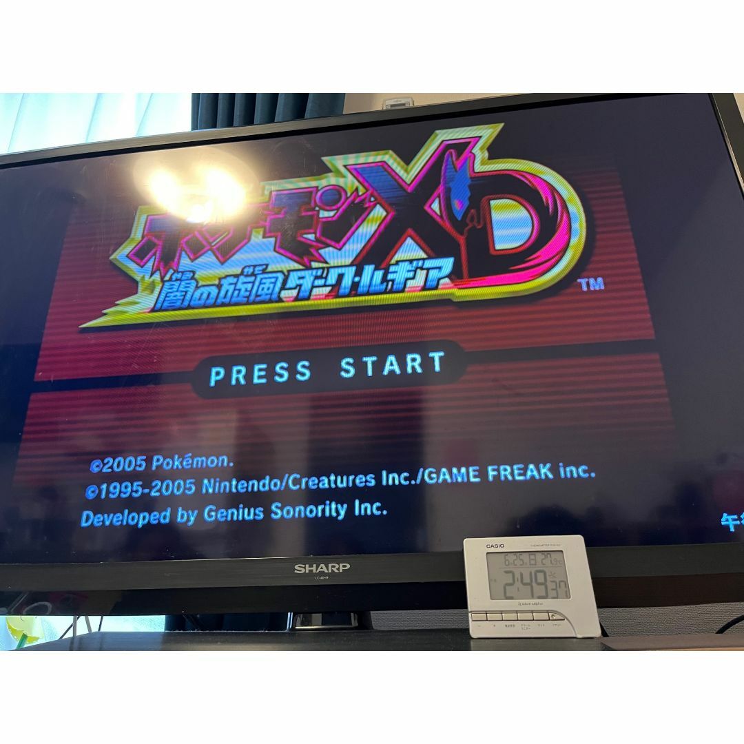 ニンテンドーゲームキューブ(ニンテンドーゲームキューブ)の【動作確認済み！】ポケモンXD 闇の旋風ダークルギア エンタメ/ホビーのゲームソフト/ゲーム機本体(家庭用ゲームソフト)の商品写真