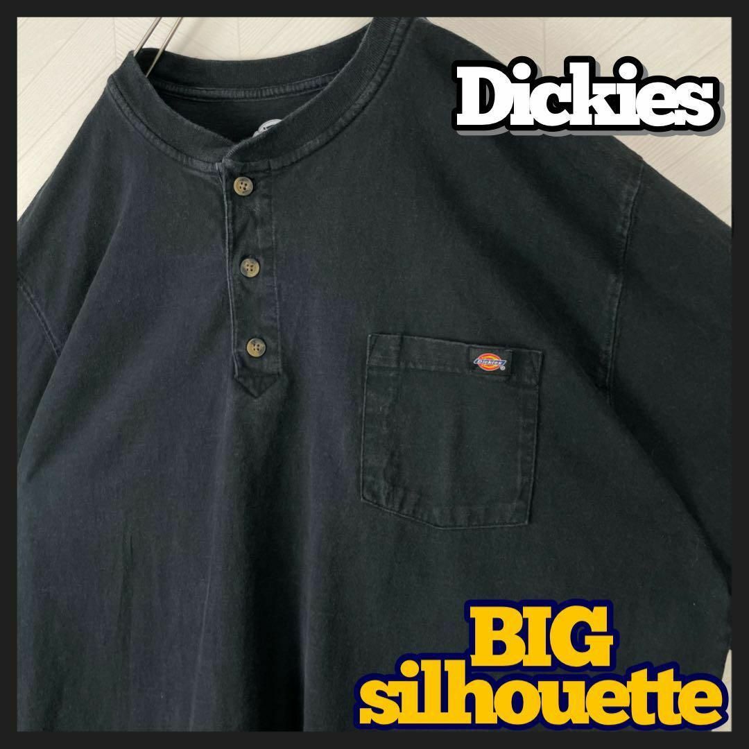 Dickies - 希少サイズ Dickies ロンT ヘンリーネック ポケT 長袖