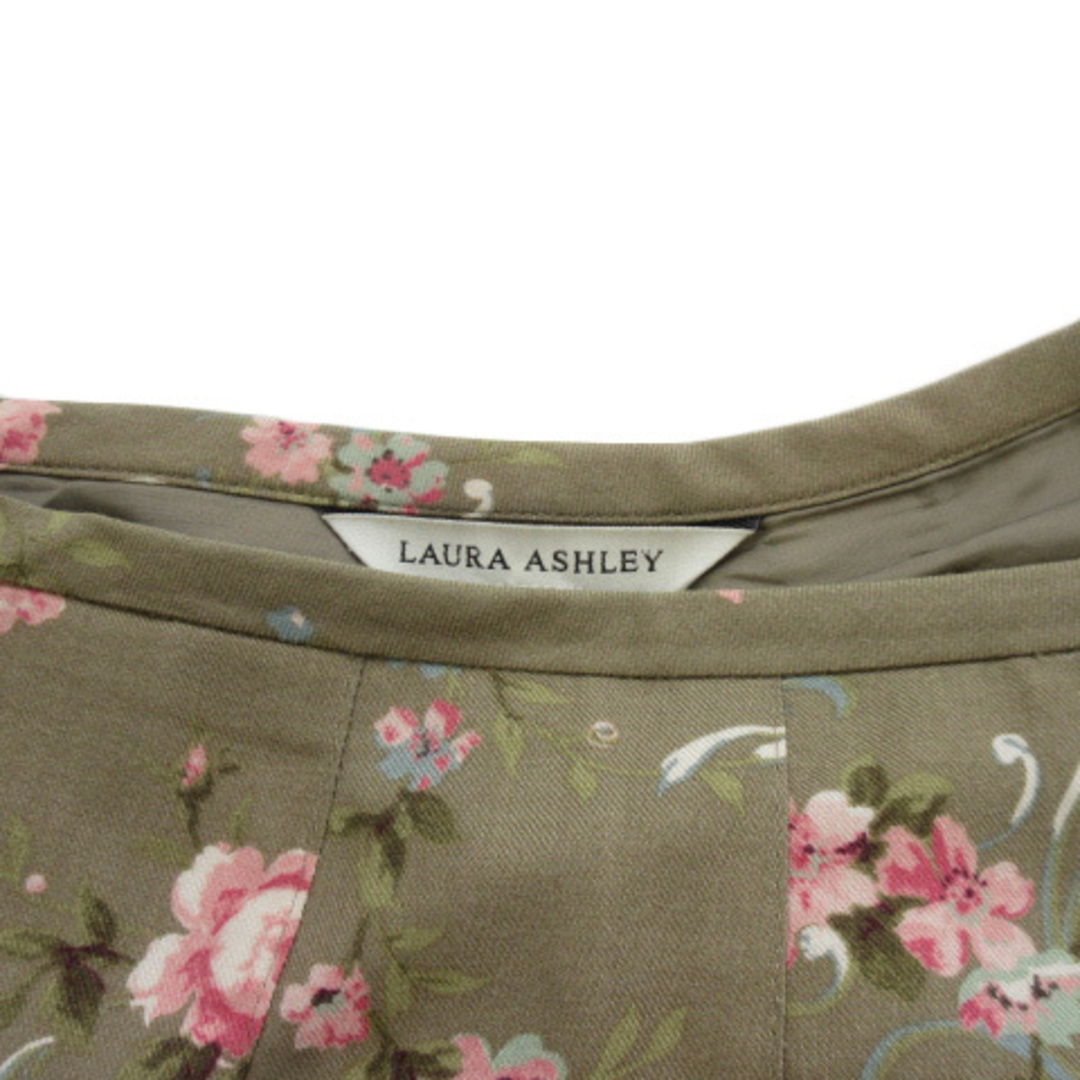 LAURA ASHLEY(ローラアシュレイ)のローラアシュレイ LAURA ASHLEY スカート フレア 花柄 ウール混  レディースのスカート(ひざ丈スカート)の商品写真