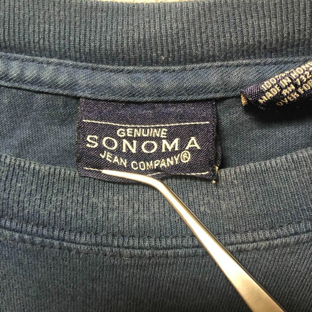 sonoma(ソノマ)の【SONOMA】XLsize プリントTシャツ ネイビー 龍 US古着 メンズのトップス(Tシャツ/カットソー(半袖/袖なし))の商品写真