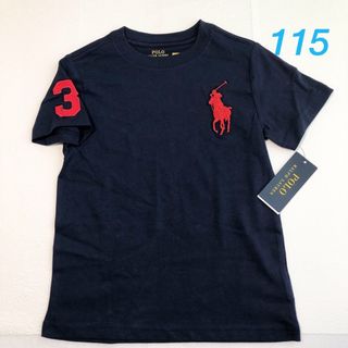 ポロラルフローレン(POLO RALPH LAUREN)の新作◇ラルフローレン ビッグポニー半袖Tシャツ ネイビー 5/115(Tシャツ/カットソー)