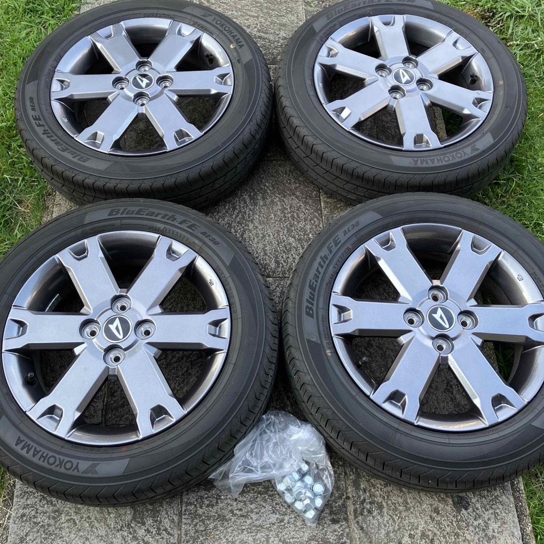 使用頻度少 バリ山】ダイハツ タフト 純正ホイール ヨコハマ 2022年製4