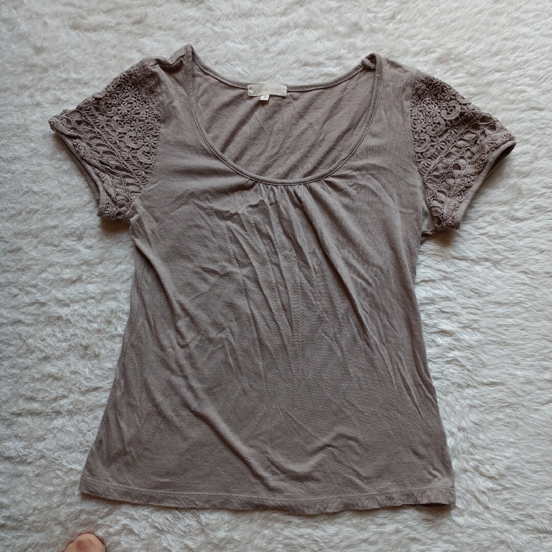 pour la frime(プーラフリーム)のプーラフリーム半袖カットソー レディースのトップス(カットソー(半袖/袖なし))の商品写真