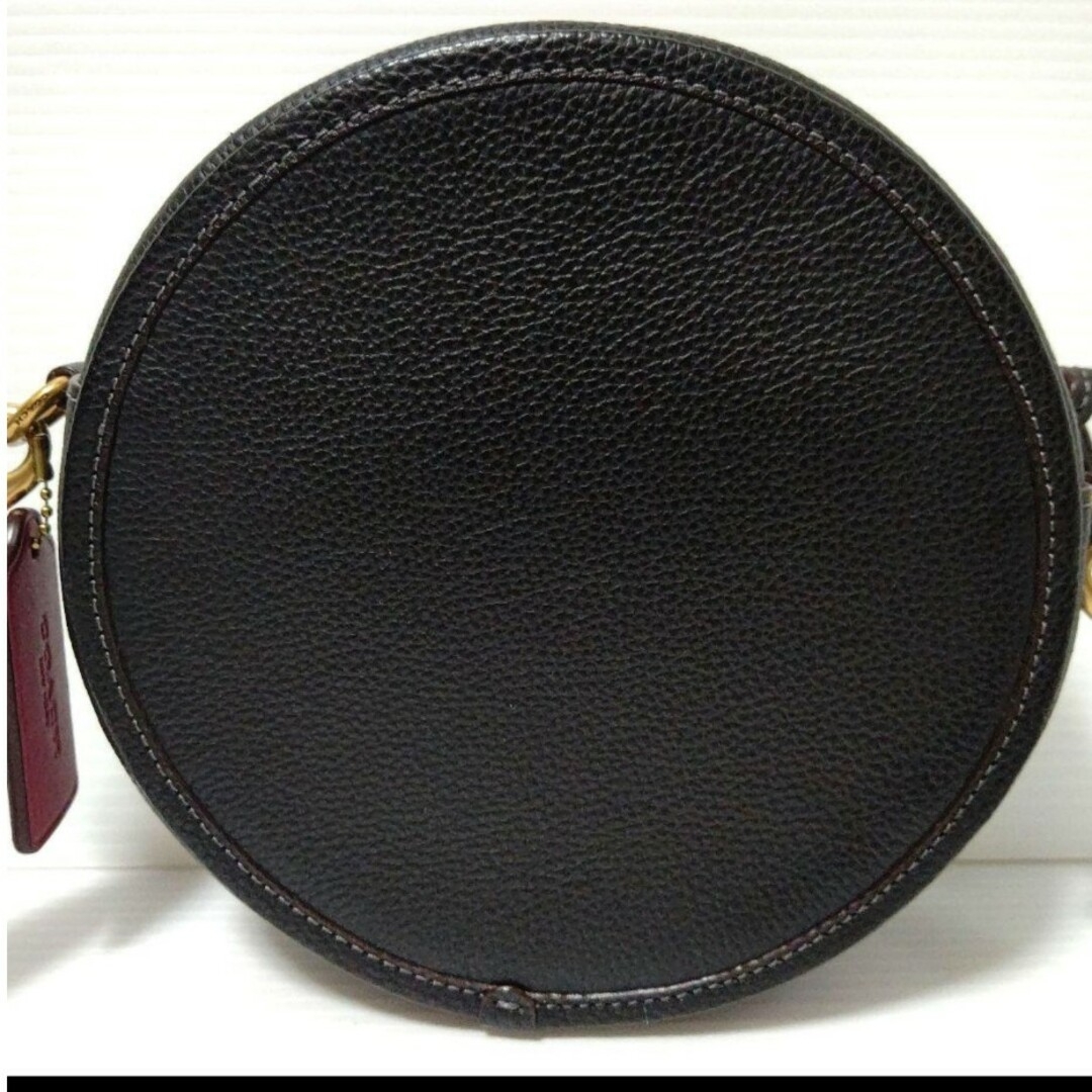 極美品!! COACH コーチ ショルダーバック C3427 ブラック レザー