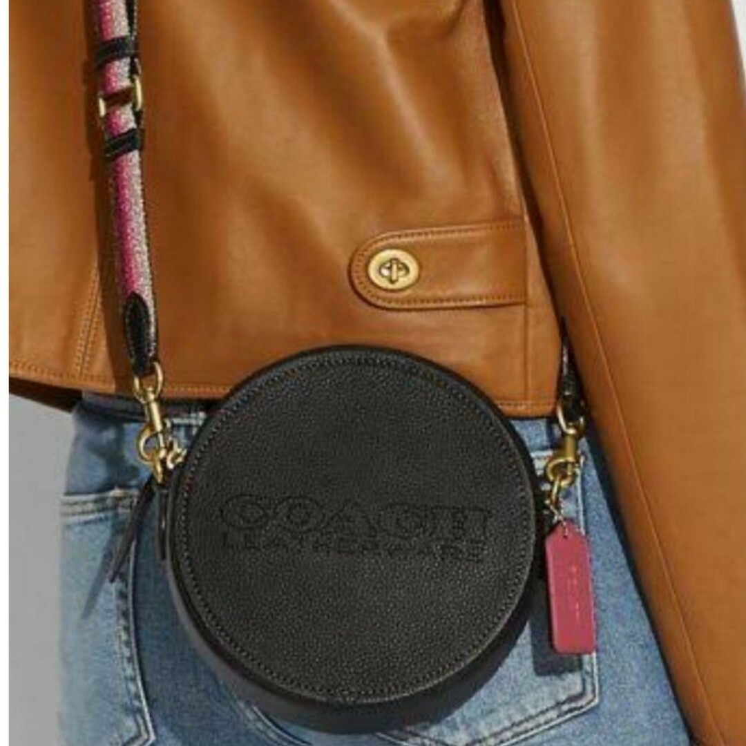 極美品!! COACH コーチ ショルダーバック C3427 ブラック レザー