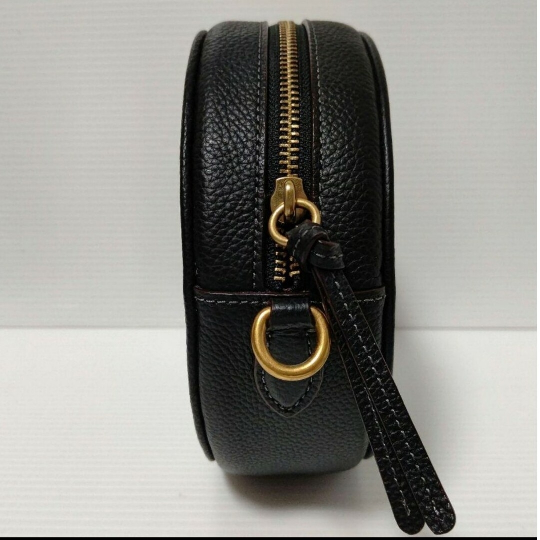 極美品!! COACH コーチ ショルダーバック C3427 ブラック レザー