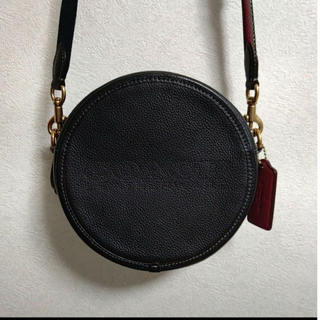 極美品!! COACH コーチ ショルダーバック C3427 ブラック レザー