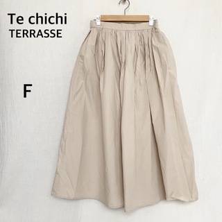 テチチ(Techichi)のTe chichi TERRASSE  テチチ　テラス　ベージュ系　スカート(ロングスカート)