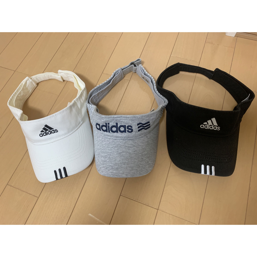 adidas(アディダス)のアディダス　サンバイザー　アディダス　 メンズの帽子(サンバイザー)の商品写真