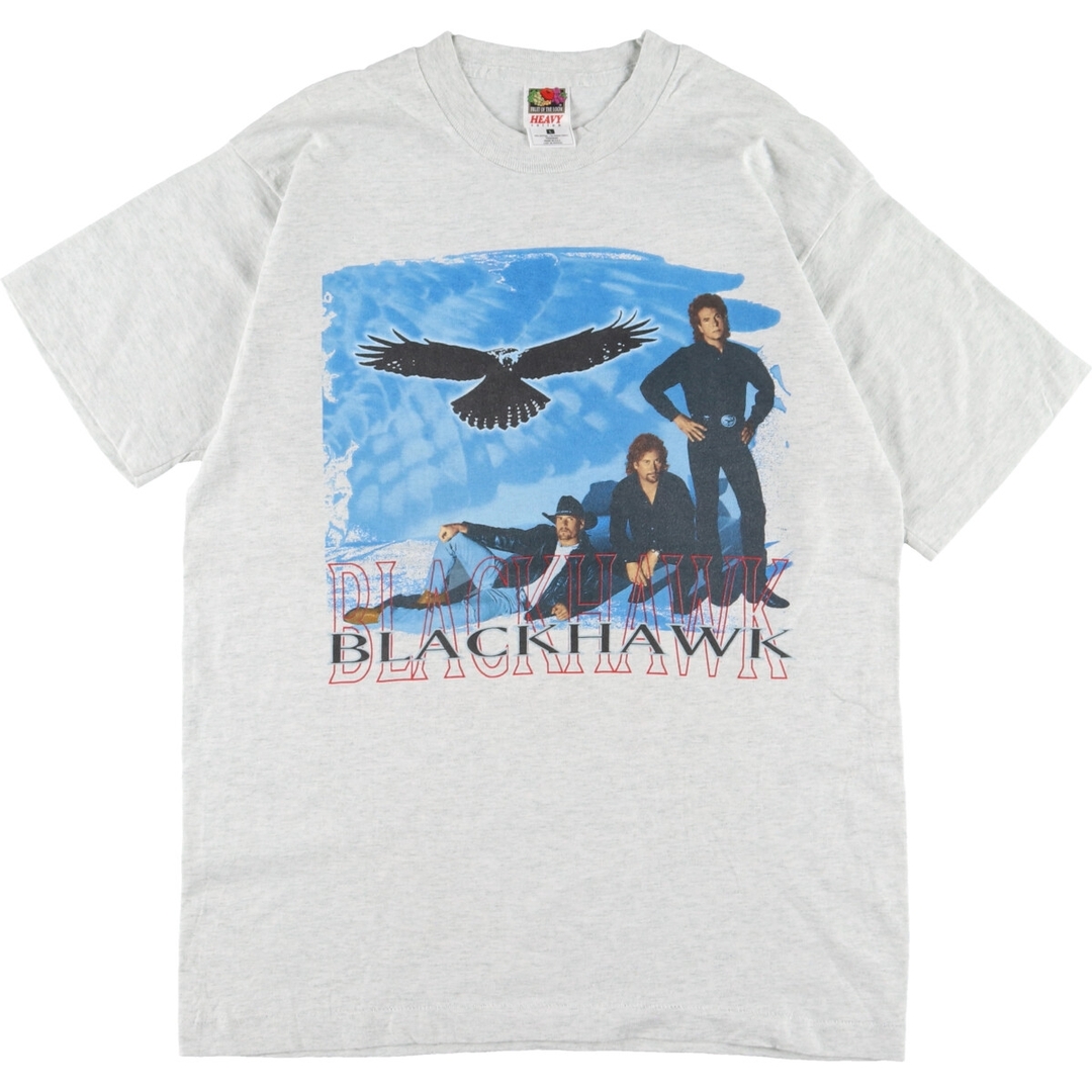 USA製年代90年代 フルーツオブザルーム FRUITS OF THE ROOM BLACKHAWK ブラック ホーク バンドTシャツ バンT USA製 メンズM ヴィンテージ /eaa350060