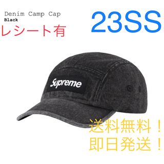 シュプリーム(Supreme)のsupreme Denim Camp Cap Black(キャップ)