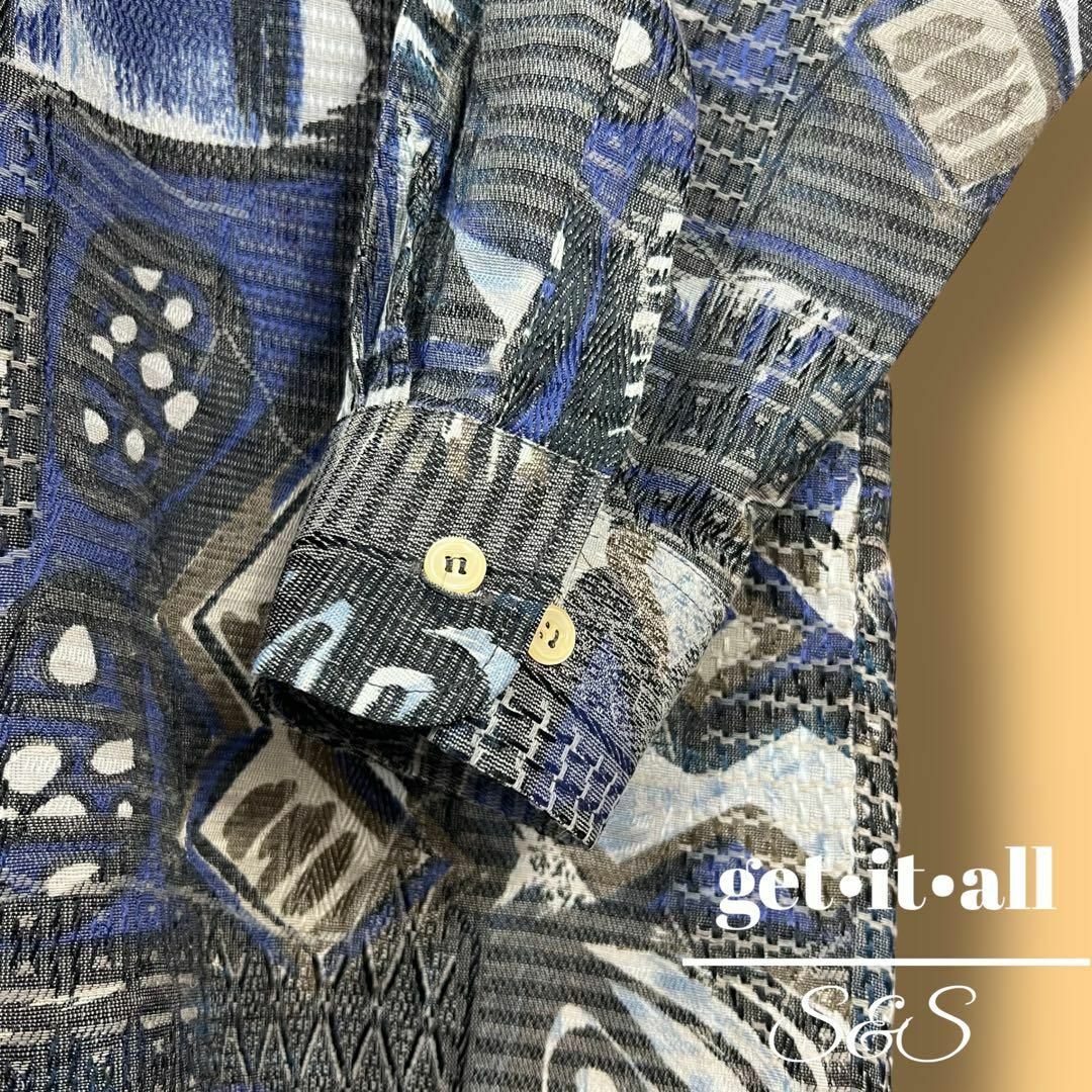 スタイルズ(STYLES) 【getitall】シャツ 総柄 長袖 コットン XXL