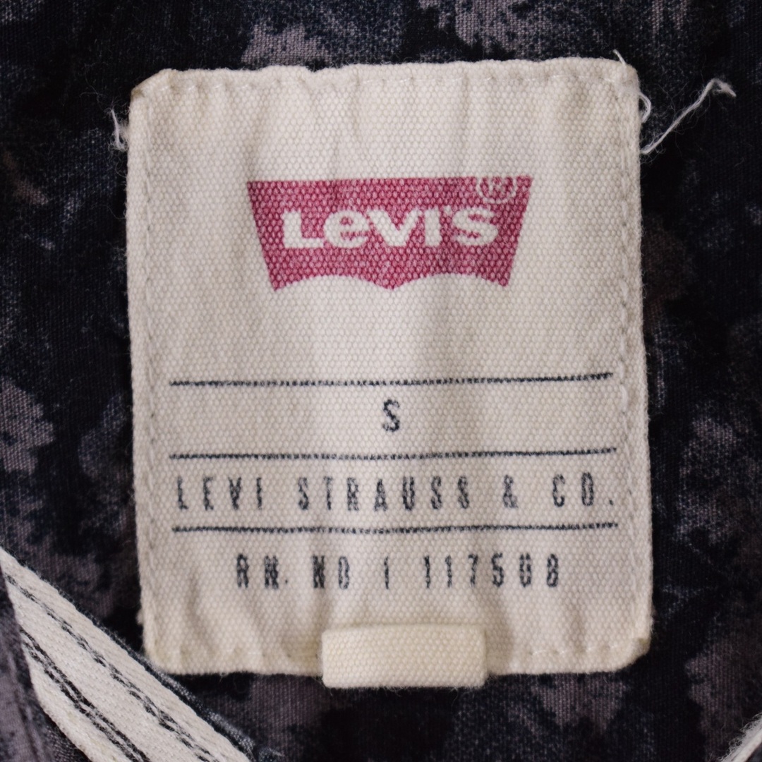 Levi's(リーバイス)の古着 リーバイス Levi's 総柄 花柄 半袖 ボタンダウンシャツ メンズS /eaa350114 メンズのトップス(シャツ)の商品写真