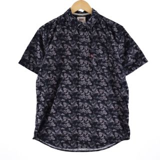 リーバイス(Levi's)の古着 リーバイス Levi's 総柄 花柄 半袖 ボタンダウンシャツ メンズS /eaa350114(シャツ)