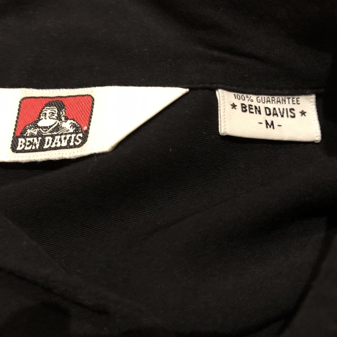 BEN DAVIS(ベンデイビス)のBEN DAVIS 黒　ボタンシャツ メンズのトップス(Tシャツ/カットソー(半袖/袖なし))の商品写真