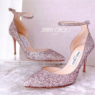 ジミーチュウ(JIMMY CHOO)のジミーチュウ  JIMMY CHOO グリッター　パンプス　ハイヒール　美品(ハイヒール/パンプス)