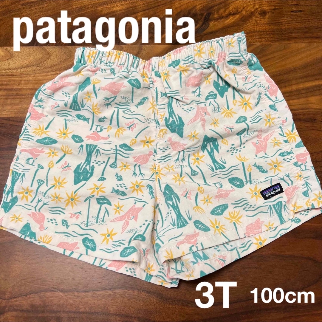 patagonia(パタゴニア)のパタゴニア✴︎キッズバギーズショーツ3T キッズ/ベビー/マタニティのキッズ服女の子用(90cm~)(パンツ/スパッツ)の商品写真