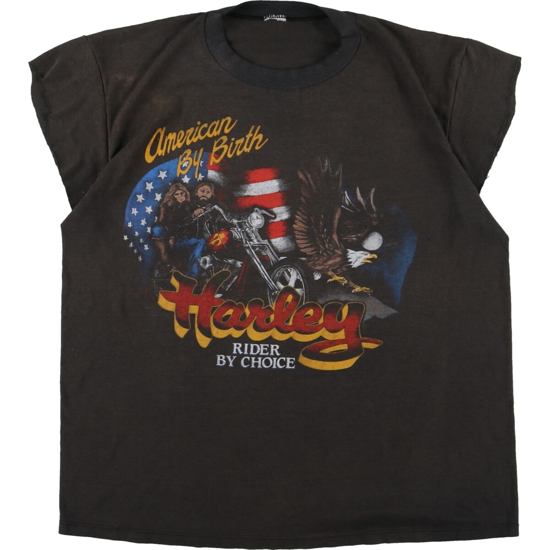 Harley Davidson(ハーレーダビッドソン)の古着 ハーレーダビッドソン Harley-Davidson モーターサイクル バイクTシャツ メンズL /eaa347400 メンズのトップス(Tシャツ/カットソー(半袖/袖なし))の商品写真
