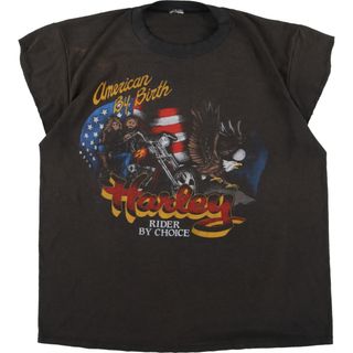 ハーレーダビッドソン(Harley Davidson)の古着 ハーレーダビッドソン Harley-Davidson モーターサイクル バイクTシャツ メンズL /eaa347400(Tシャツ/カットソー(半袖/袖なし))