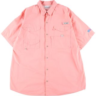 コロンビア(Columbia)の古着 コロンビア Columbia PFG 半袖 フィッシングシャツ メンズXL /eaa347417(シャツ)