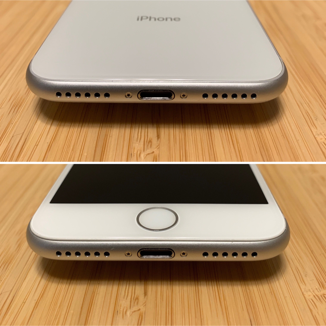 スマートフォンiPhone 8 Silver 新品バッテリー 64 GB SIMフリー