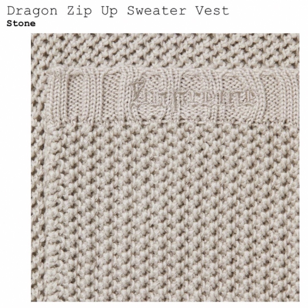 Supreme - Supreme Dragon Zip Up Sweater Vest ニットの通販 by るー