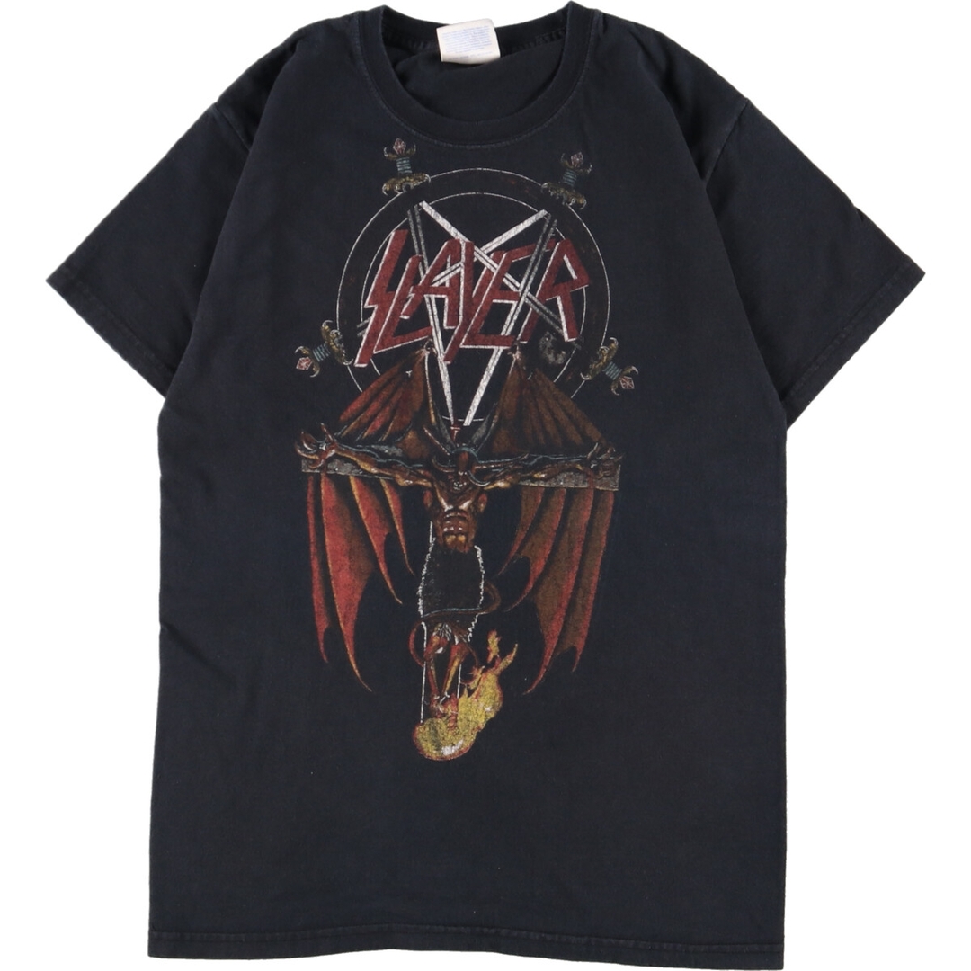 ヘインズ Hanes SLAYER スレイヤー バンドTシャツ バンT メンズS /eaa349555