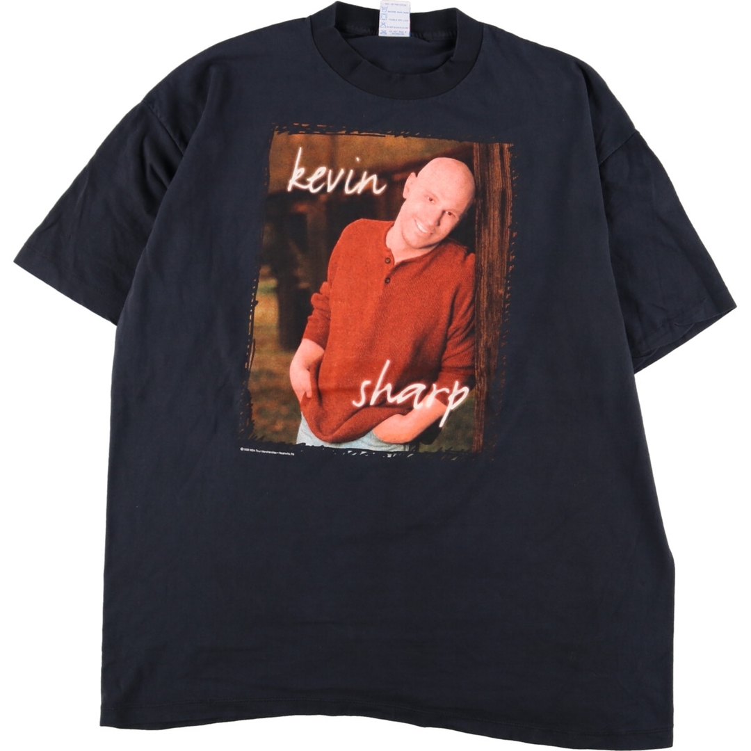 90年代 COTTON SOURCE KEVIN SHARP ケビン シャープ バンドTシャツ バンT USA製 メンズXXL ヴィンテージ /eaa349558