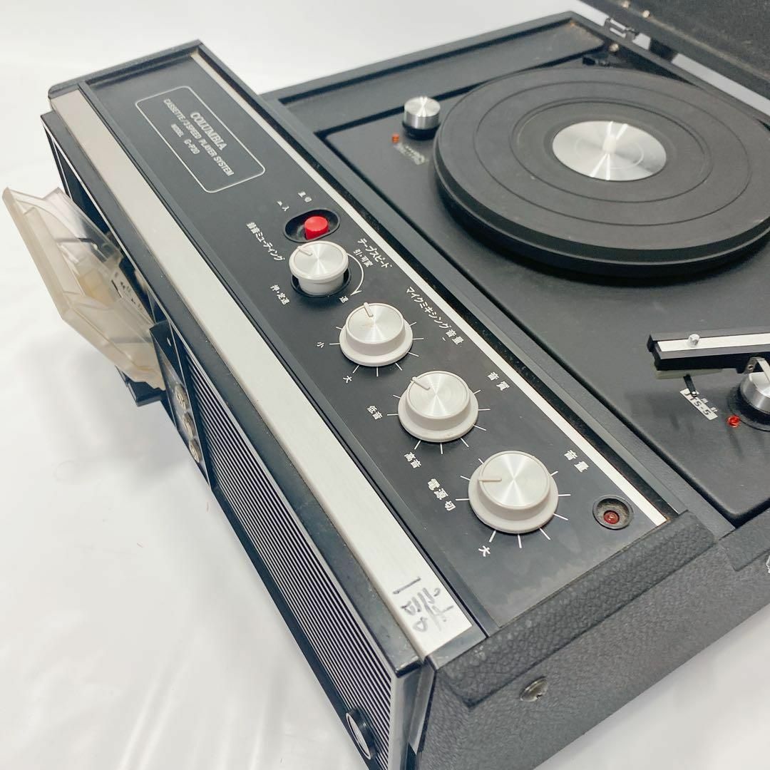 COLUMBIA コロンビア G-P20 ポータブルプレーヤー レコードカセット