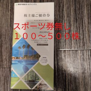 東急不動産　１００〜５００株(その他)