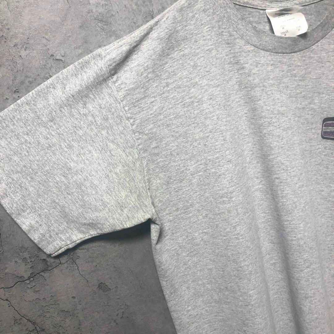 adidas(アディダス)の【adidas】Tシャツ ワンポイント ビッグロゴ グレー US古着 メンズのトップス(Tシャツ/カットソー(半袖/袖なし))の商品写真