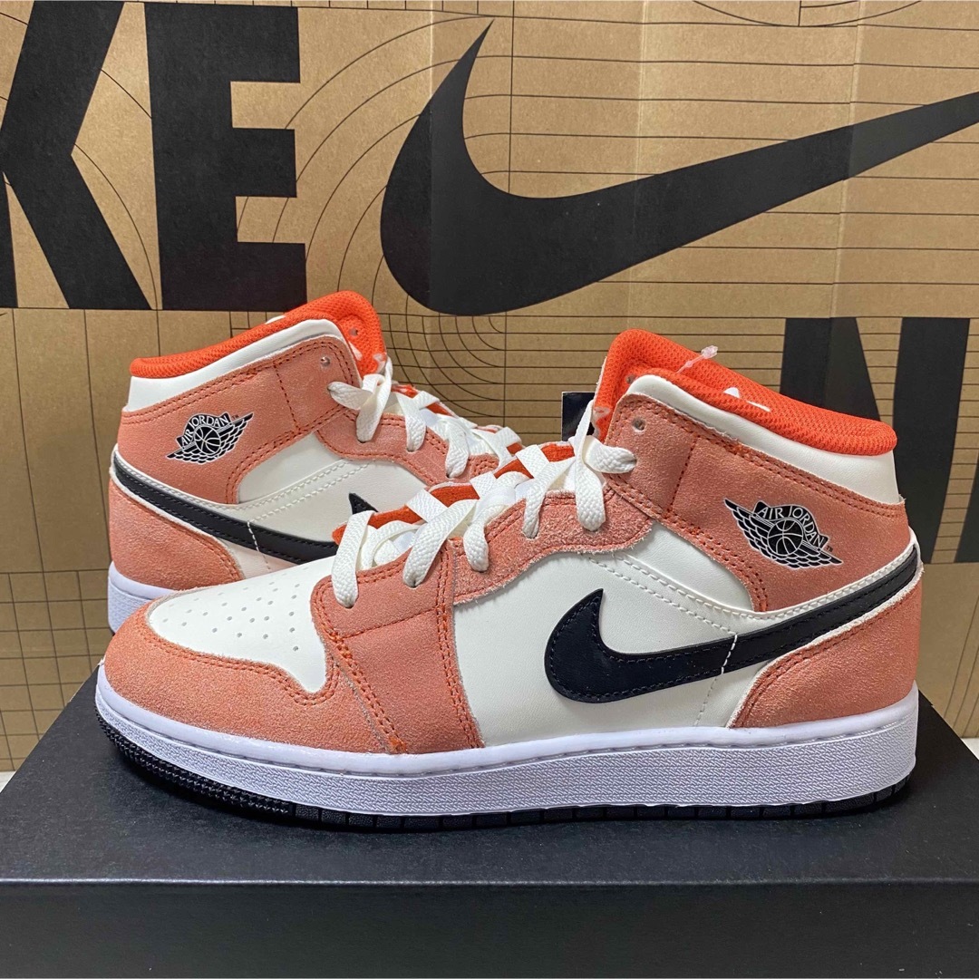 Nike Air Jordan 1 Mid SE (GS) レディース25cm