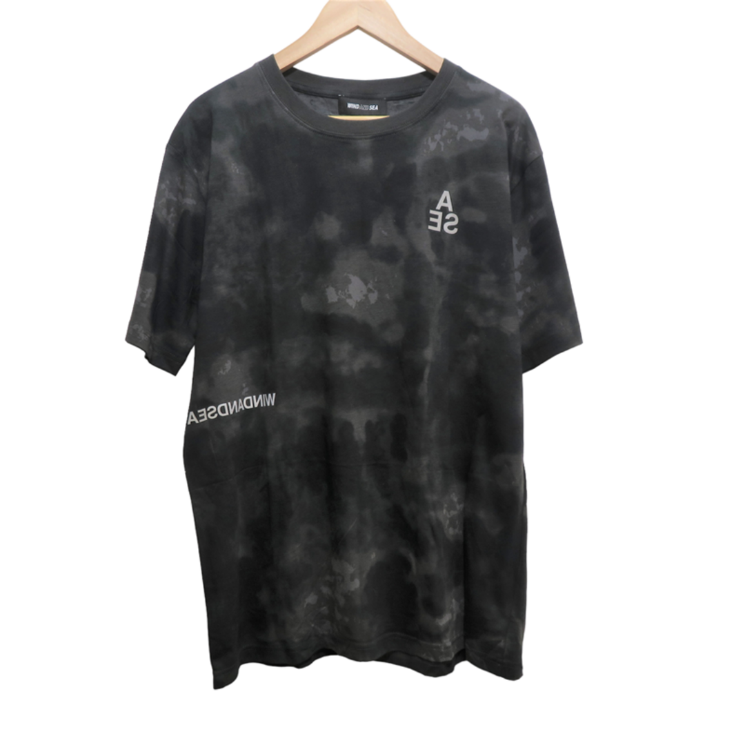 BLACKブラックWIND AND SEA TIE DYE TEE