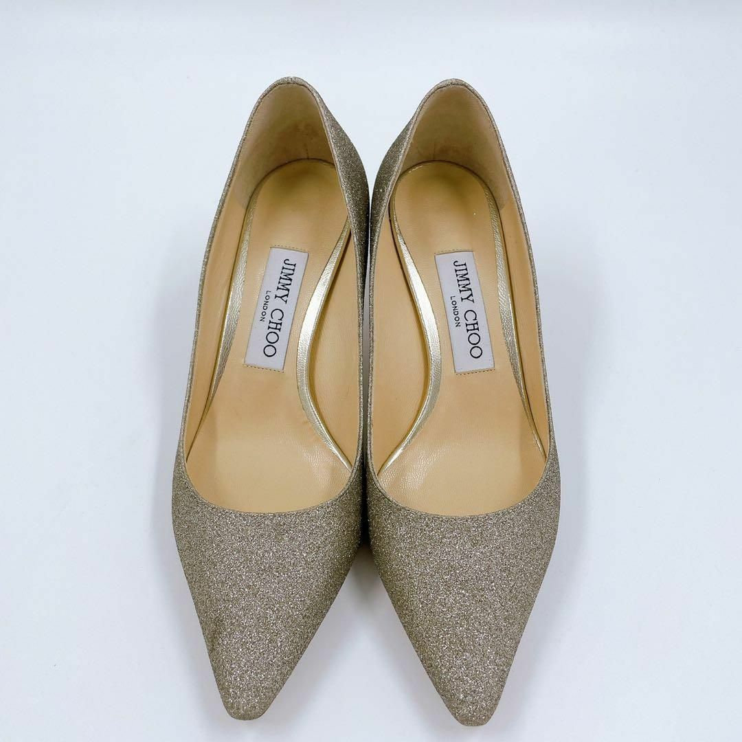 JIMMY CHOO(ジミーチュウ)の【正規品・美品】 JIMMY CHOO ジミーチュウ  パンプス　保存箱有り！　 レディースの靴/シューズ(ハイヒール/パンプス)の商品写真